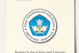 Beasiswa S2 dan S3 King Saud University Riyadh, Saudi Arabia (Ranking Dunia 230)