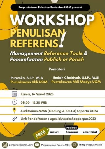 Workshop Penulisan Referensi Management Reference Tools & Pemanfaatan ...